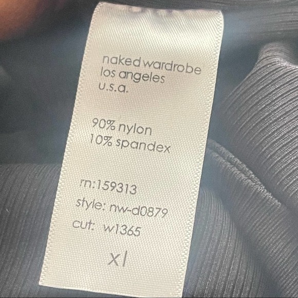 Naked Wardrobe Cutout Back Sleeveless Mini Dress Size XL - Picture 4 of 4